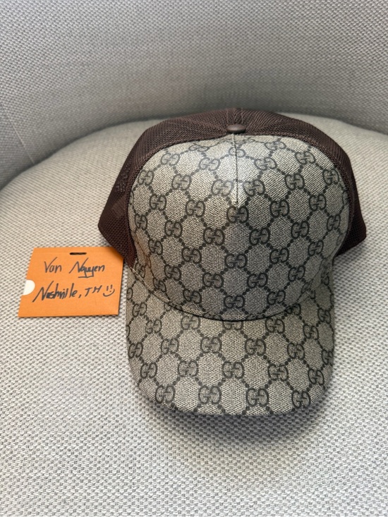 Gucci | Accessories | Gucci Brown Gg Monogram Trucker Cap | Poshmark